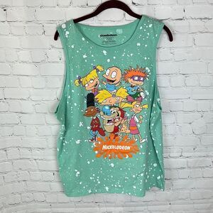Nickelodeon Character Tank Mint with White Spots Size XXL (19)